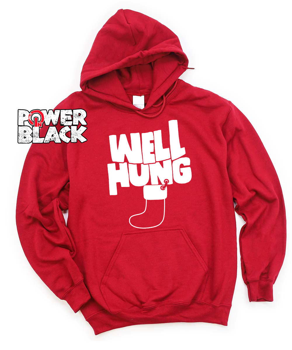 Well Hung Christmas Hoodie